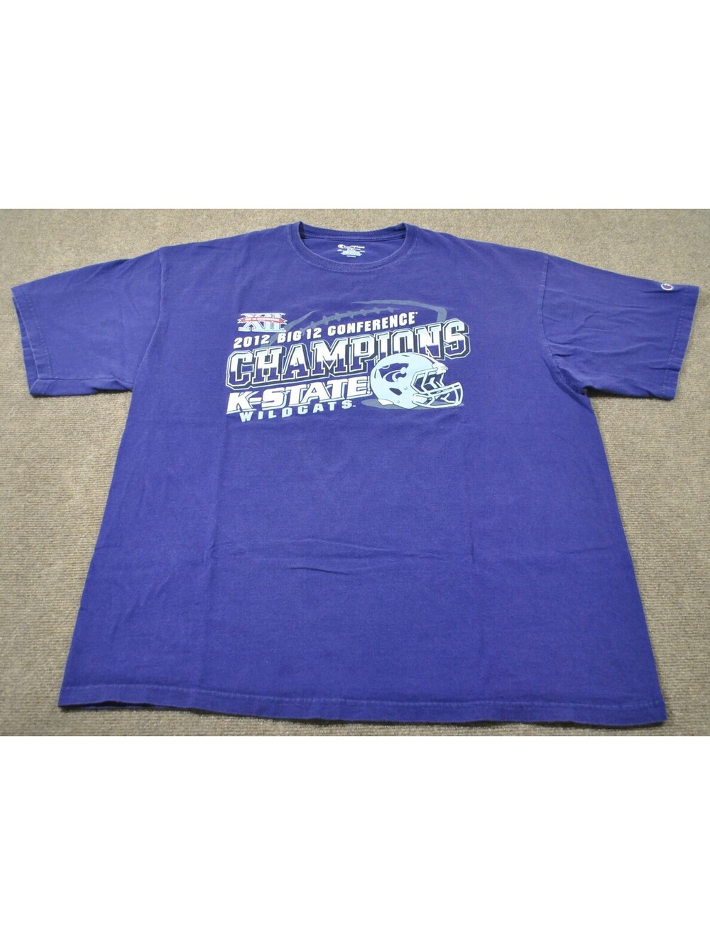 Kansas State Wildcats KSU 2012 Champions NCAA Football Purple Shirt 2X-Large